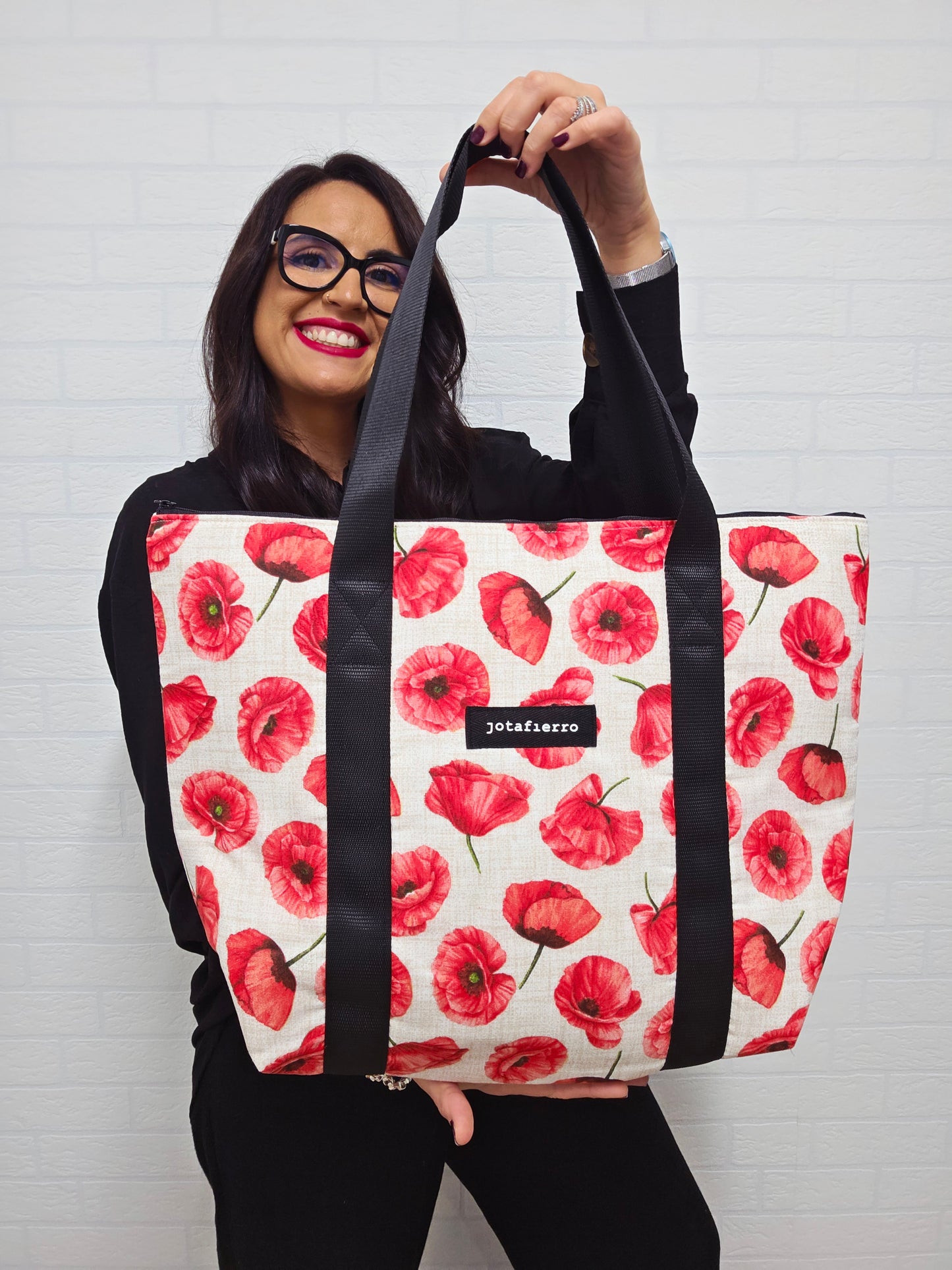 BOLSO TOTE BAG PREMIUM RED POPPY