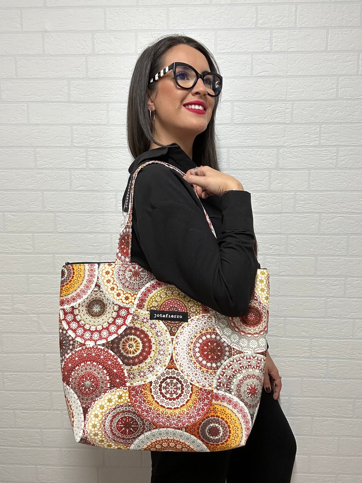 TOTE BAG TOSCANA CREMALLERA