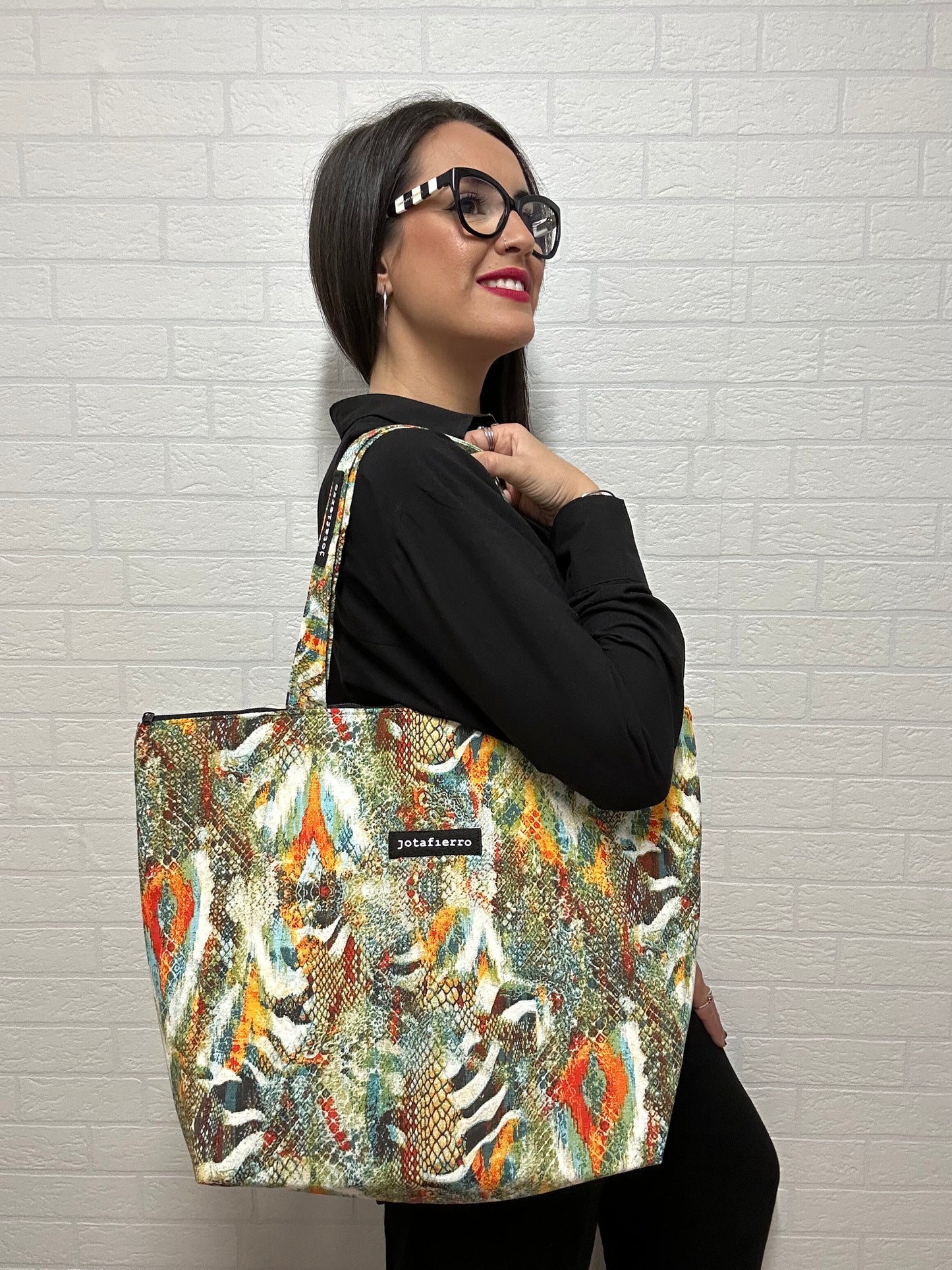 TOTE BAG GÉNESIS CREMALLERA