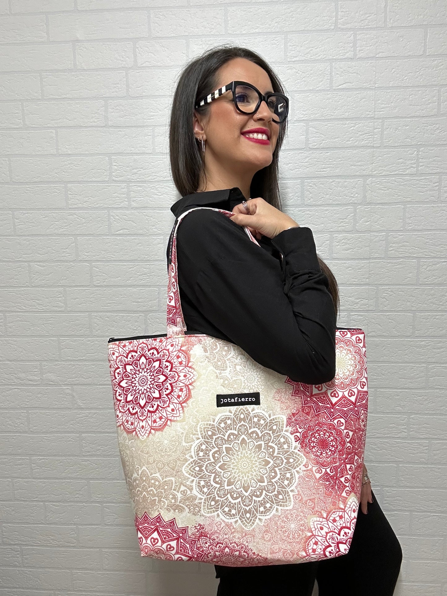 TOTE BAG POMPEYA CREMALLERA