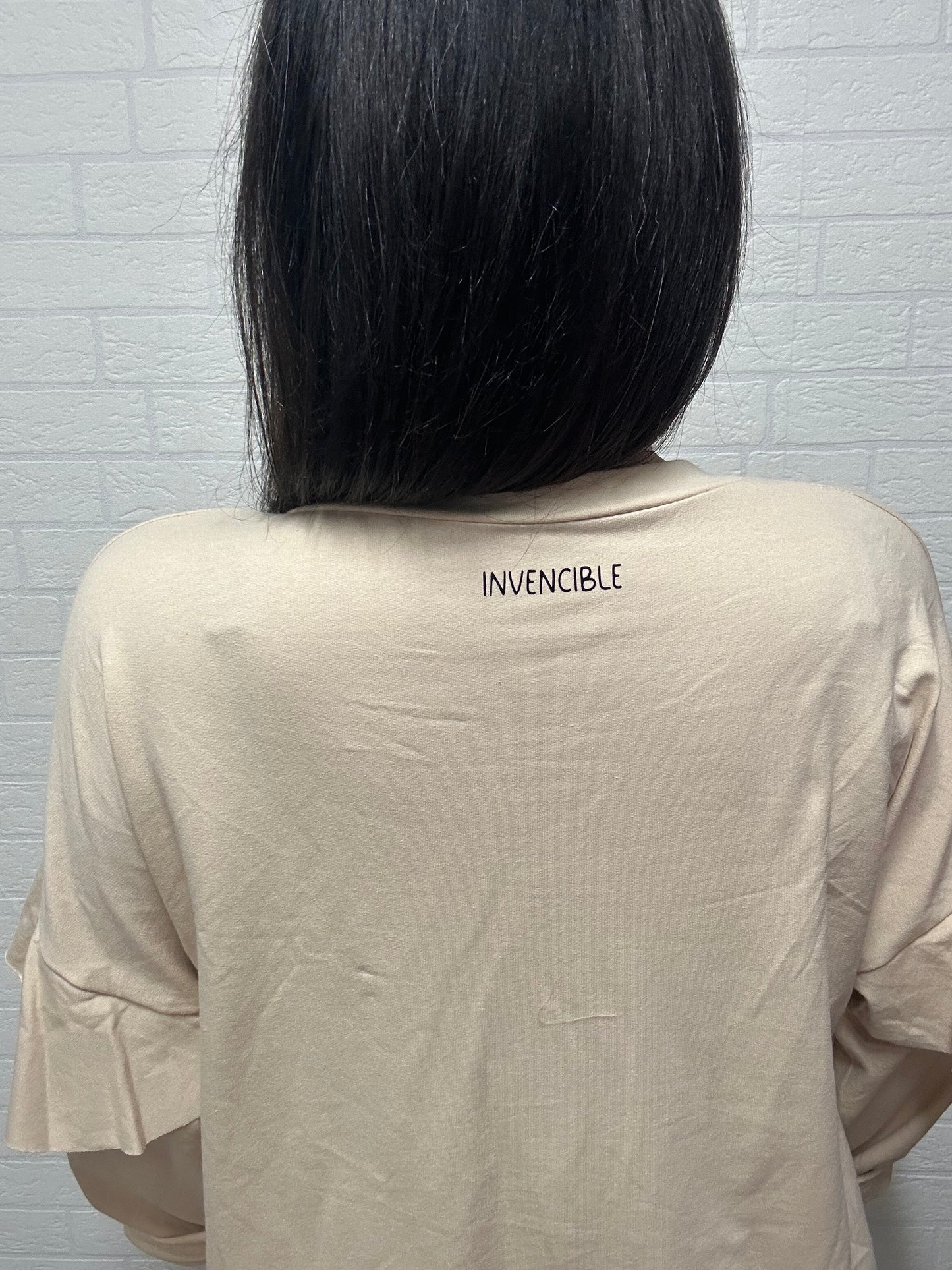 SUDADERA YO SOY - VOLANTE/BEIGE