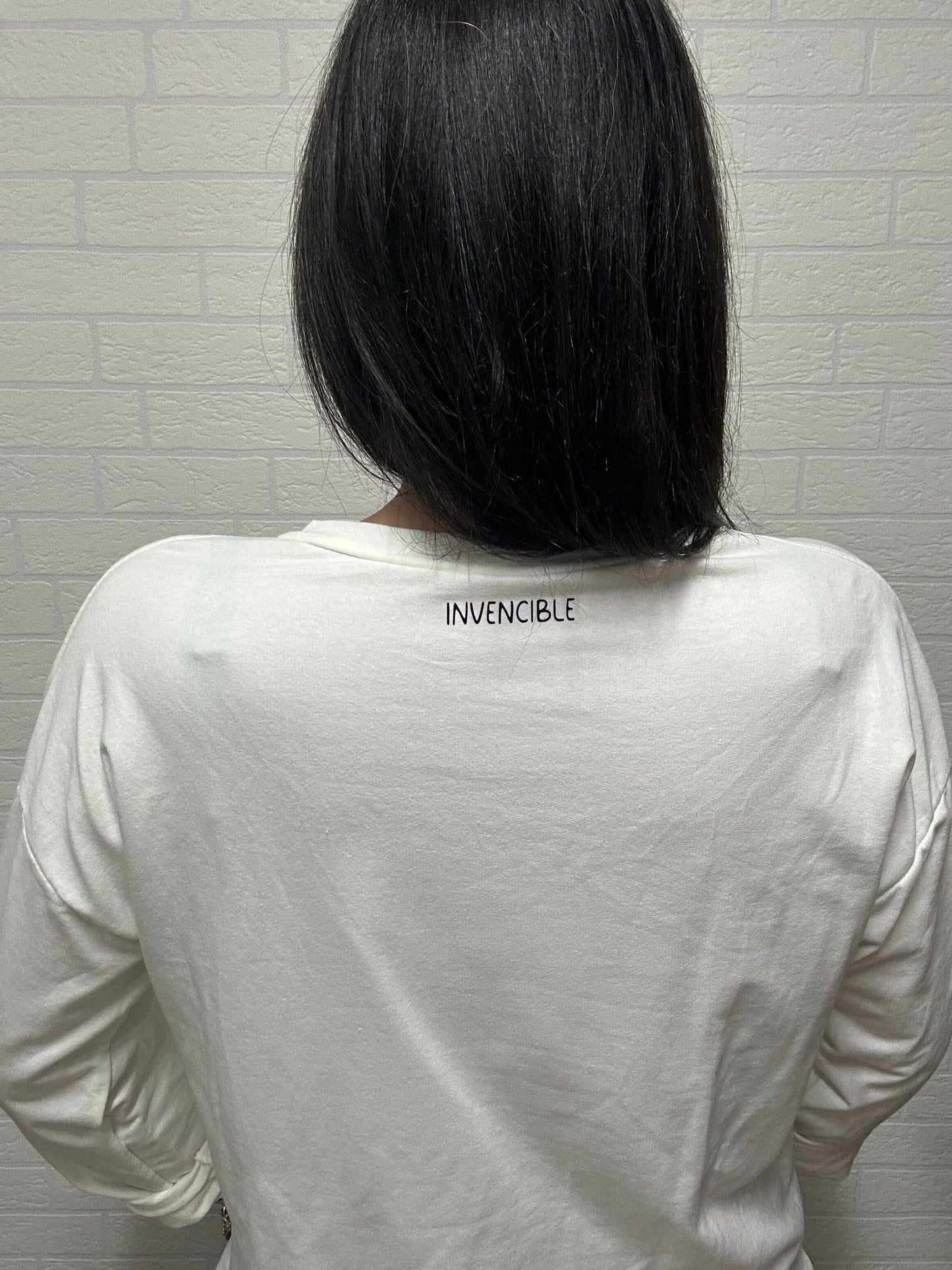 SUDADERA YO SOY -APERTURA/BLANCA