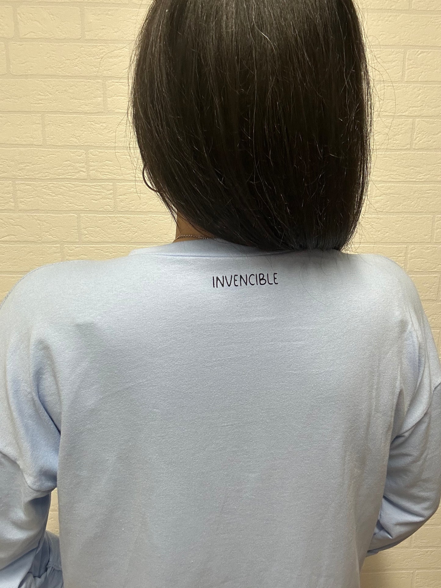 SUDADERA YO SOY -APERTURA/CELESTE