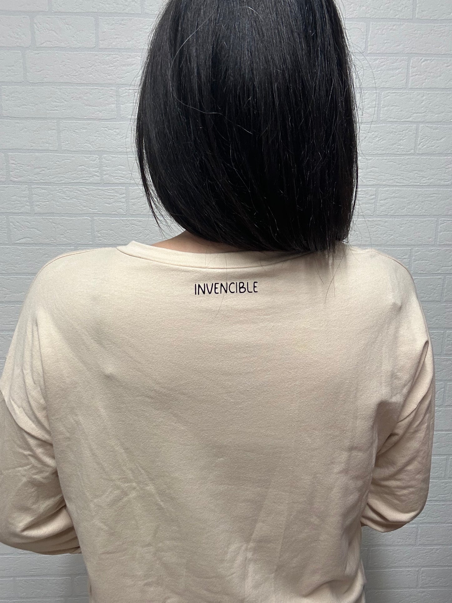 SUDADERA YO SOY -APERTURA/BEIGE