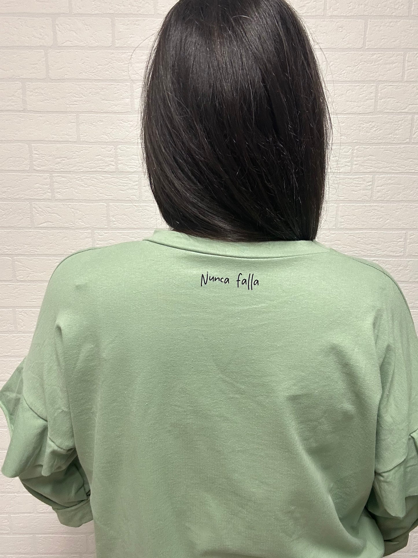 SUDADERA INTUICIÓN-VOLANTE/VERDE
