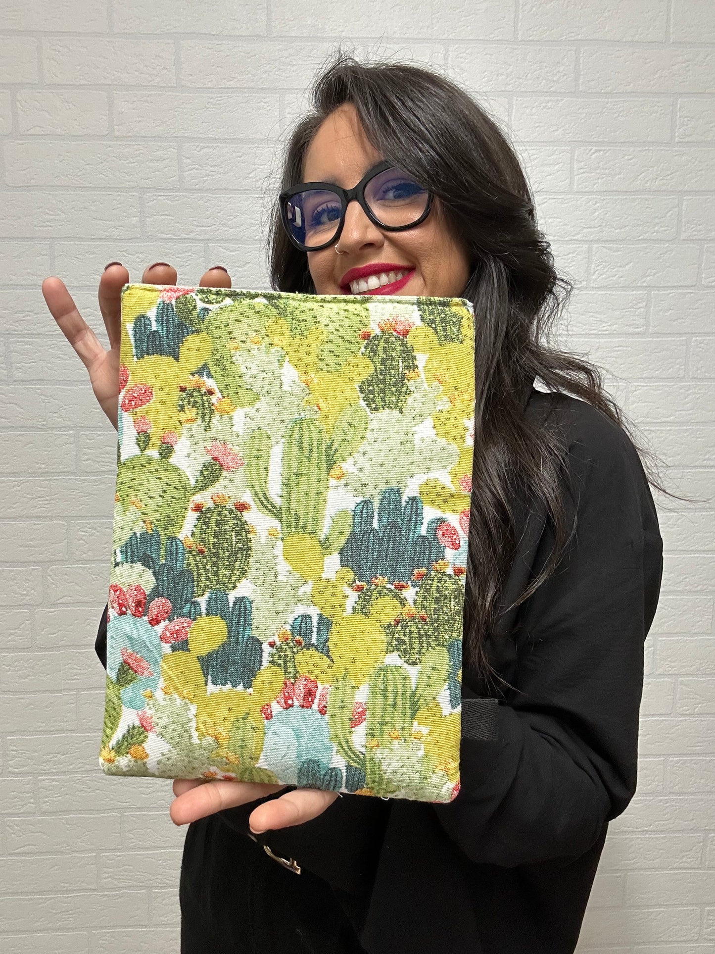 FUNDA DE LIBRO CACTUS