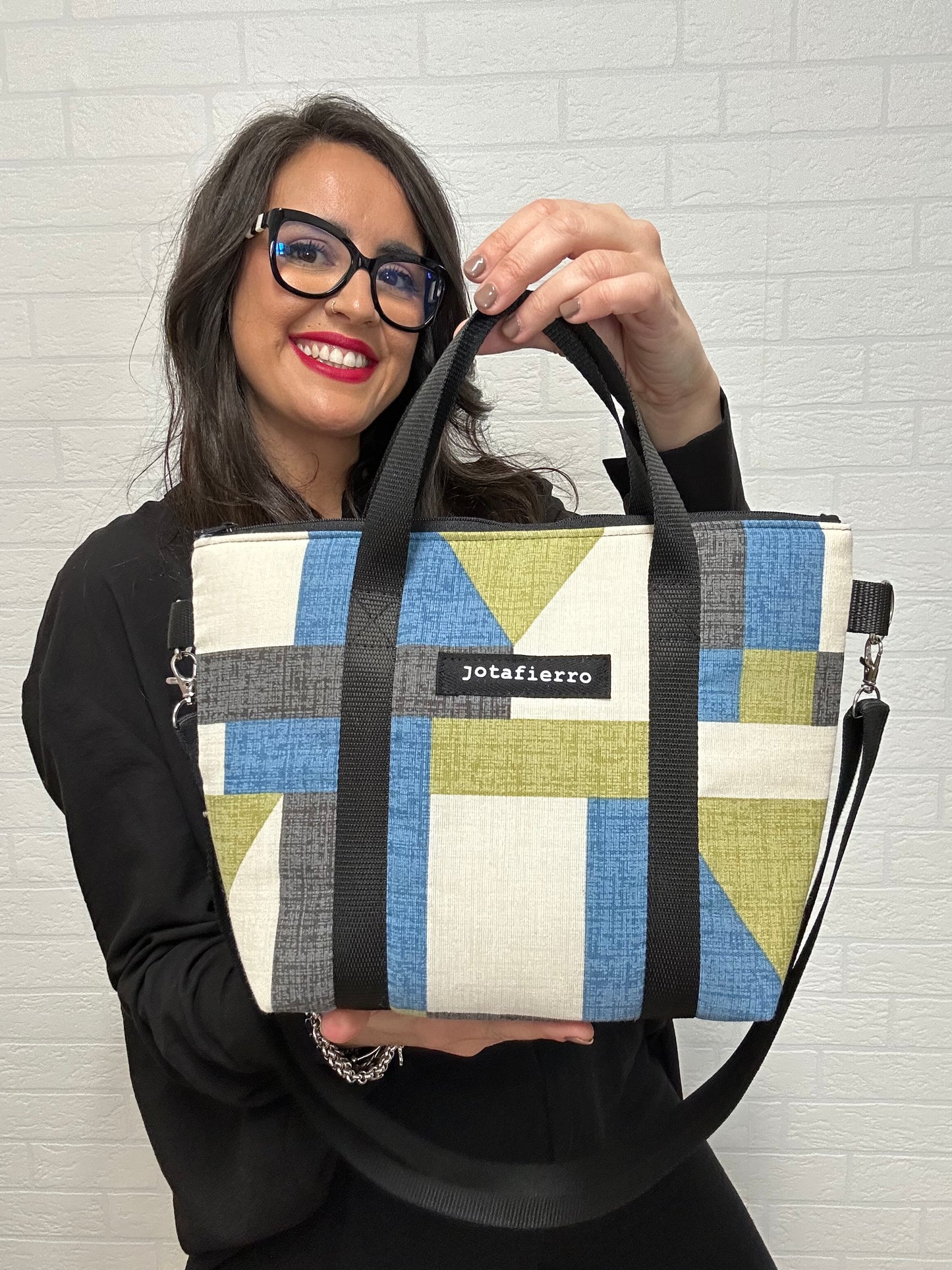 BOLSO MIDI PERSIA BLUE