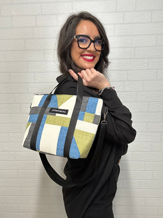 BOLSO MIDI PERSIA BLUE
