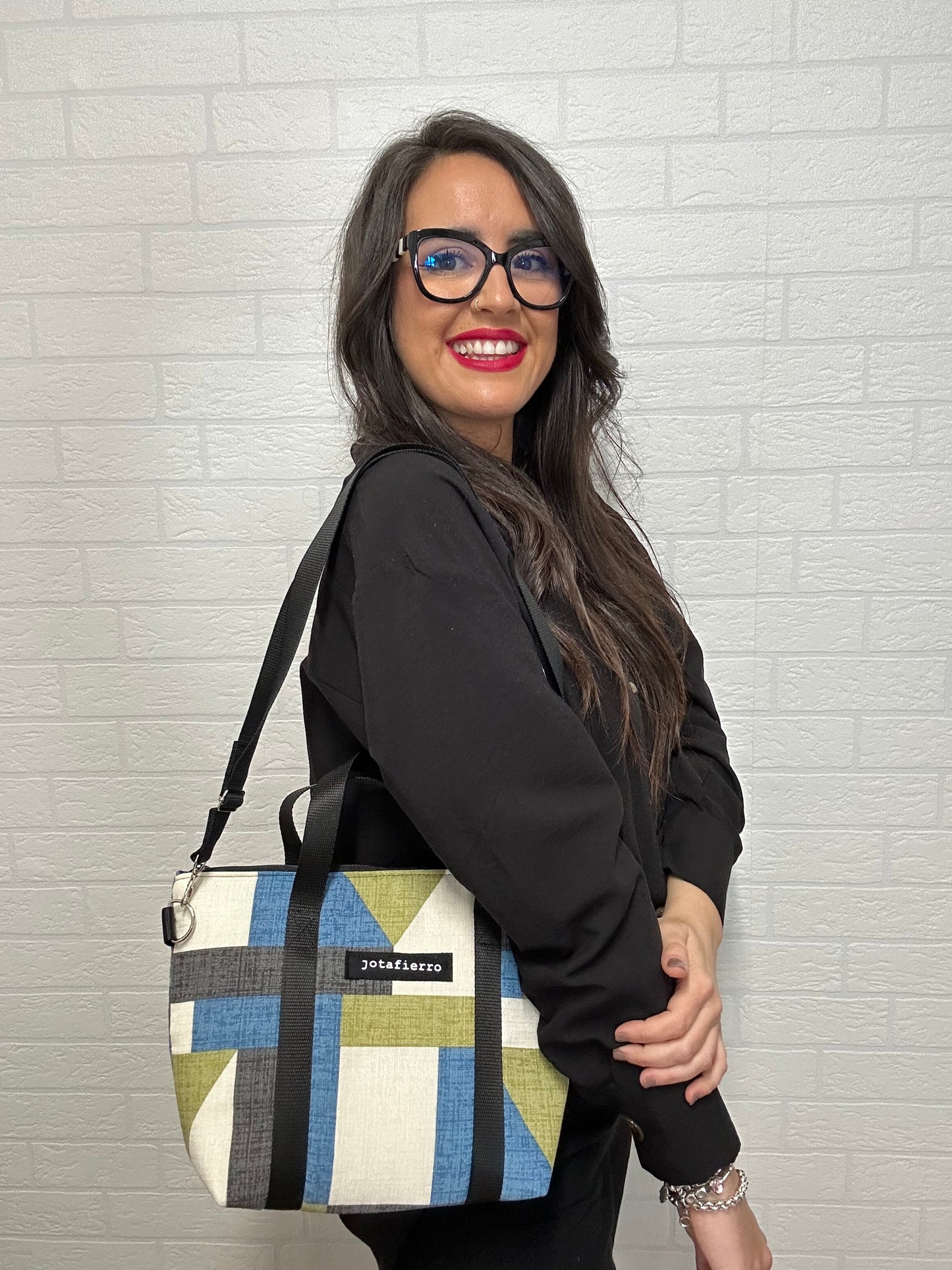 BOLSO MIDI PERSIA BLUE