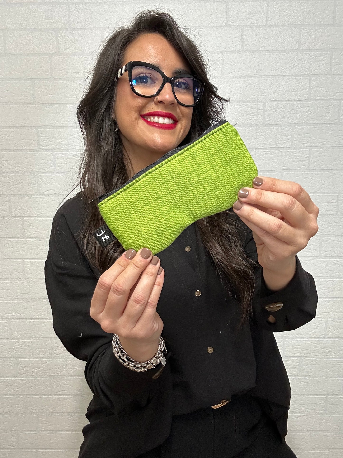 FUNDA DE GAFAS VERDE PISTACHO