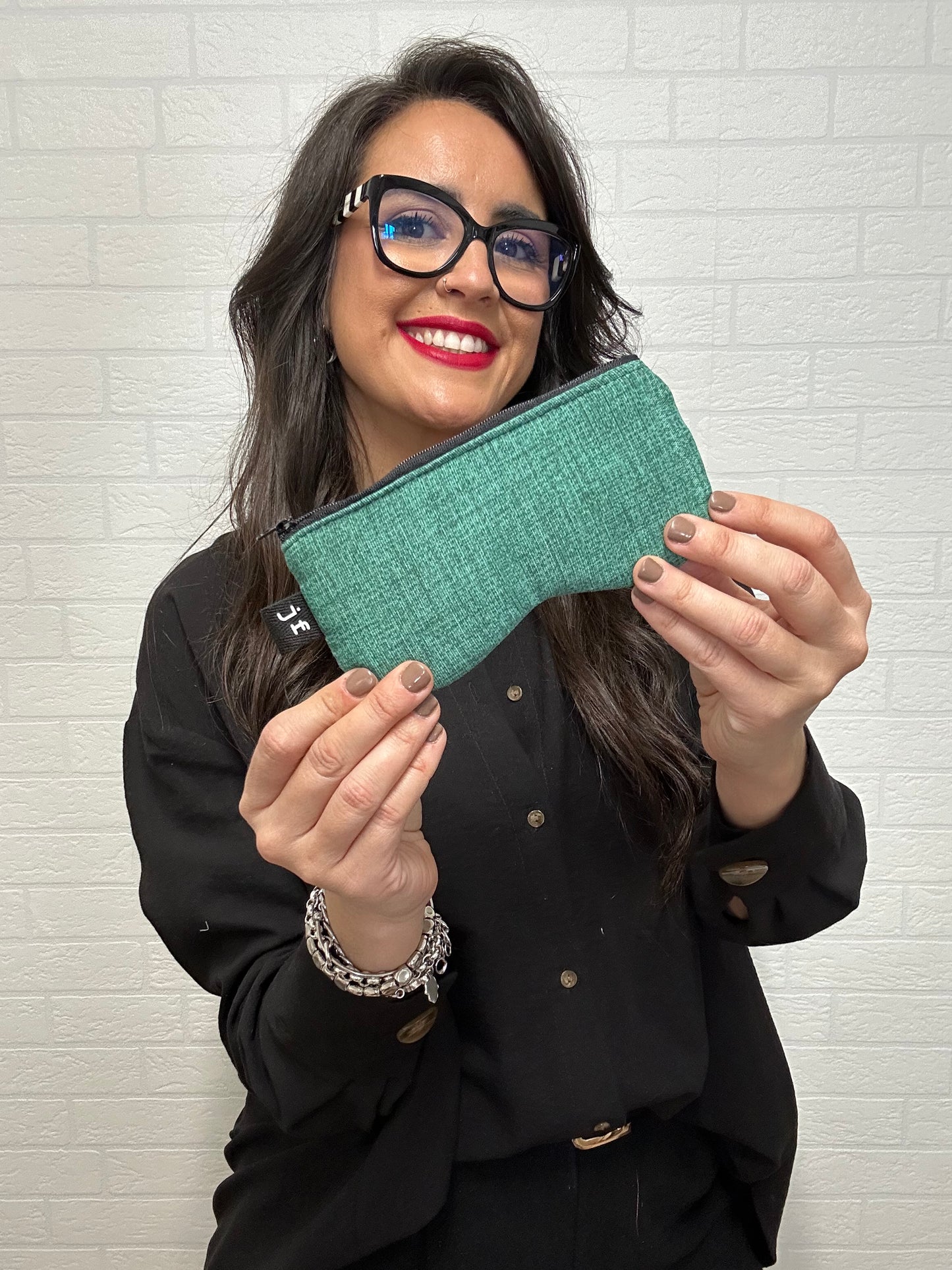 FUNDA DE GAFAS VERDE BOSQUE