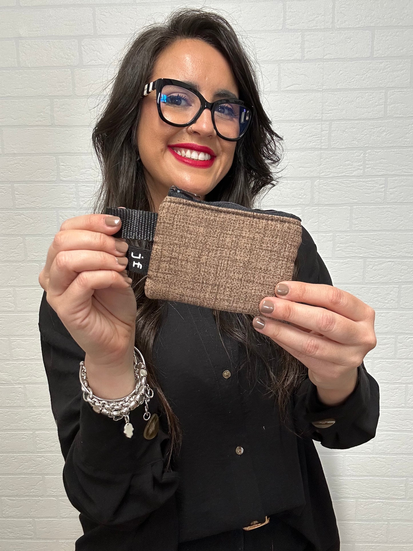 CARTERA POCKET -MARRON LATTE