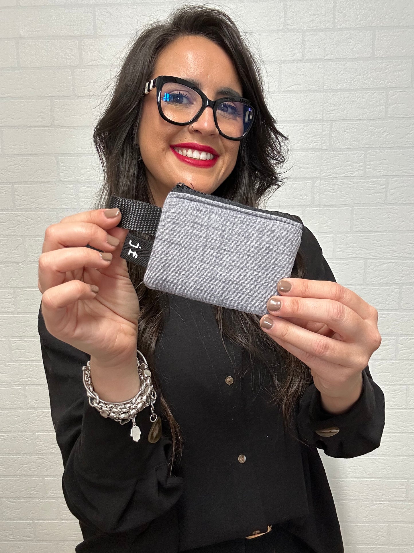 CARTERA POCKET - GRIS PERLA