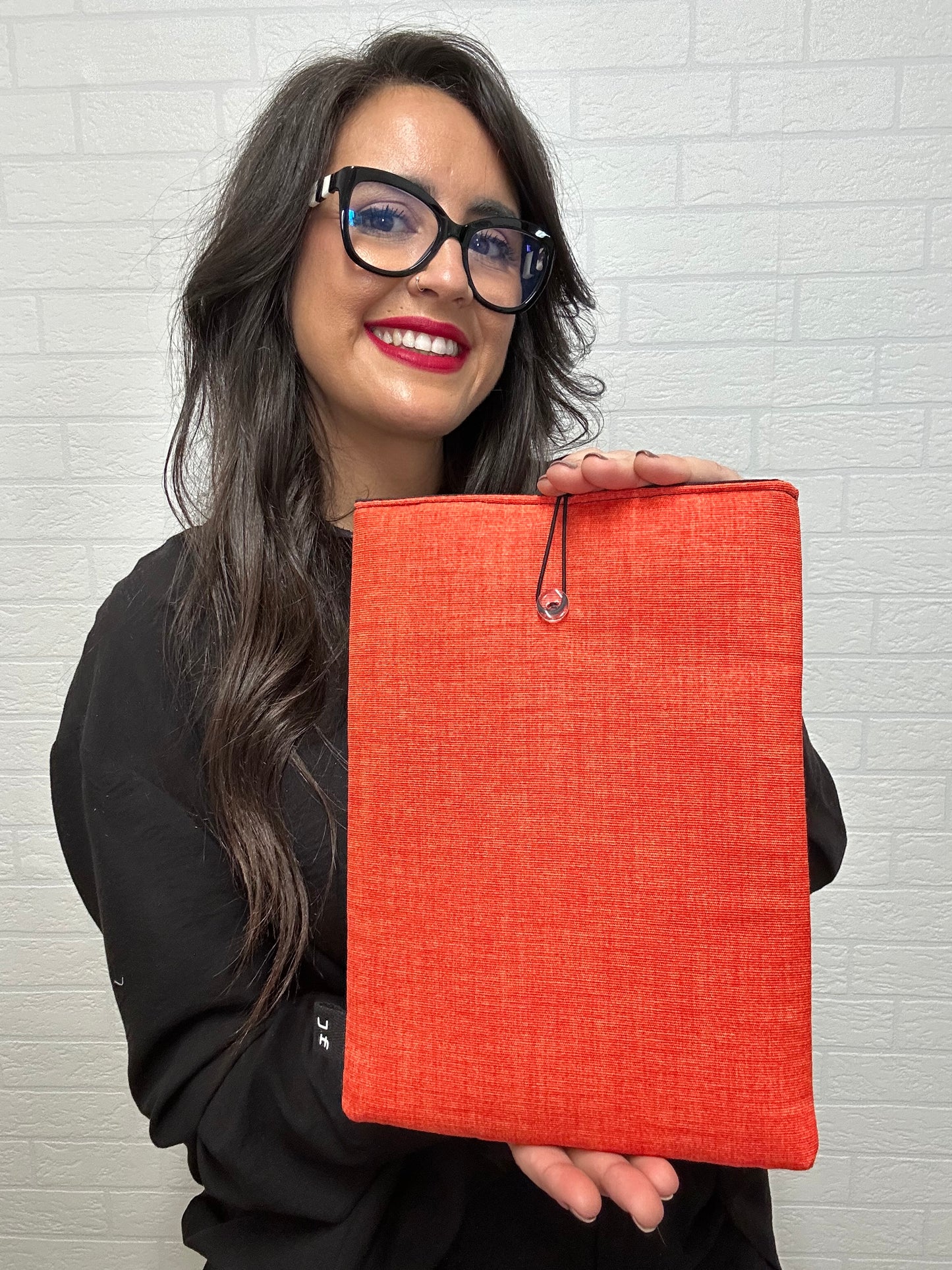 FUNDA DE LIBRO NARANJA ORANGE