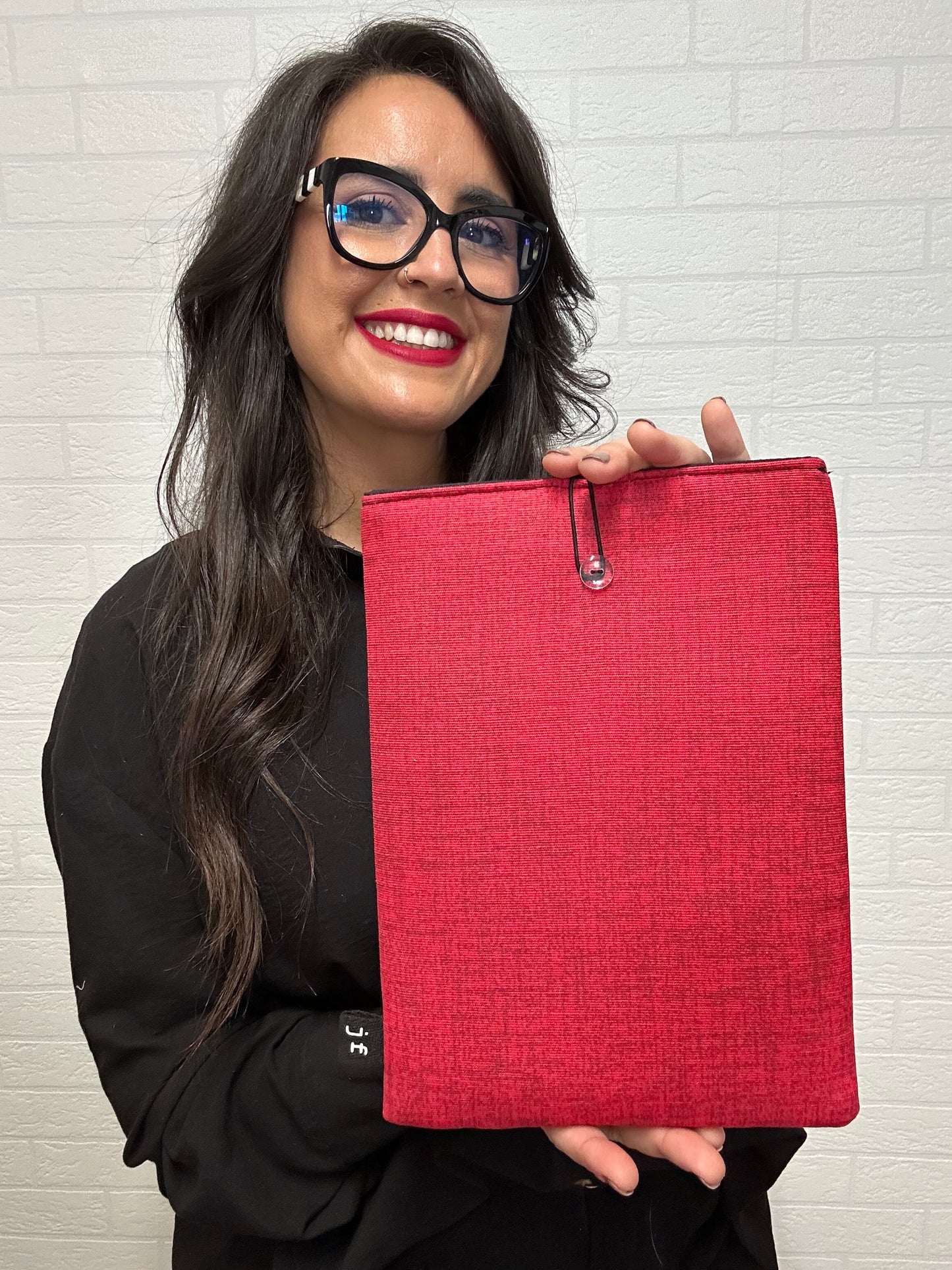 FUNDA DE LIBRO ROJO RED