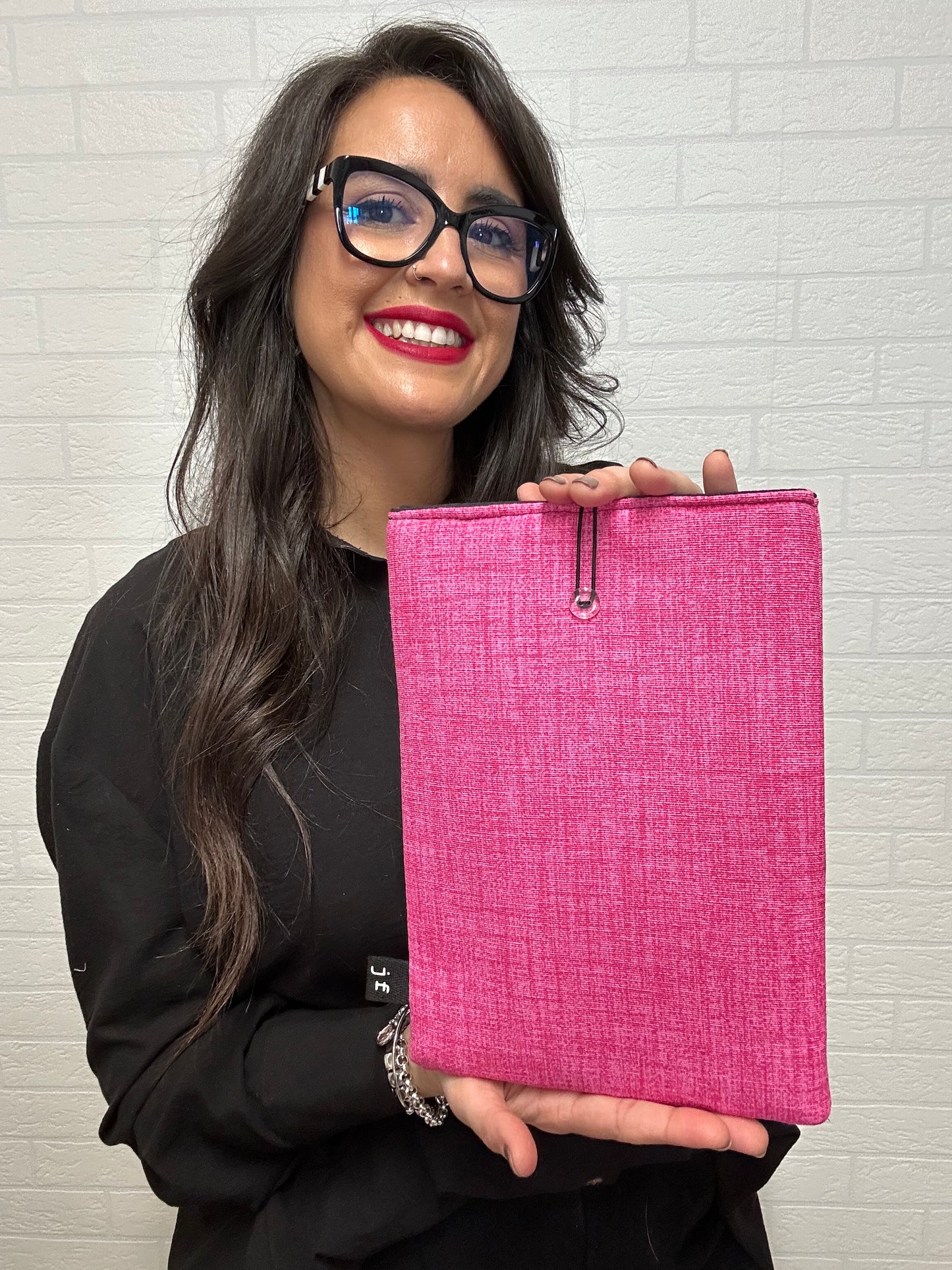 FUNDA DE LIBRO ROSA PINK