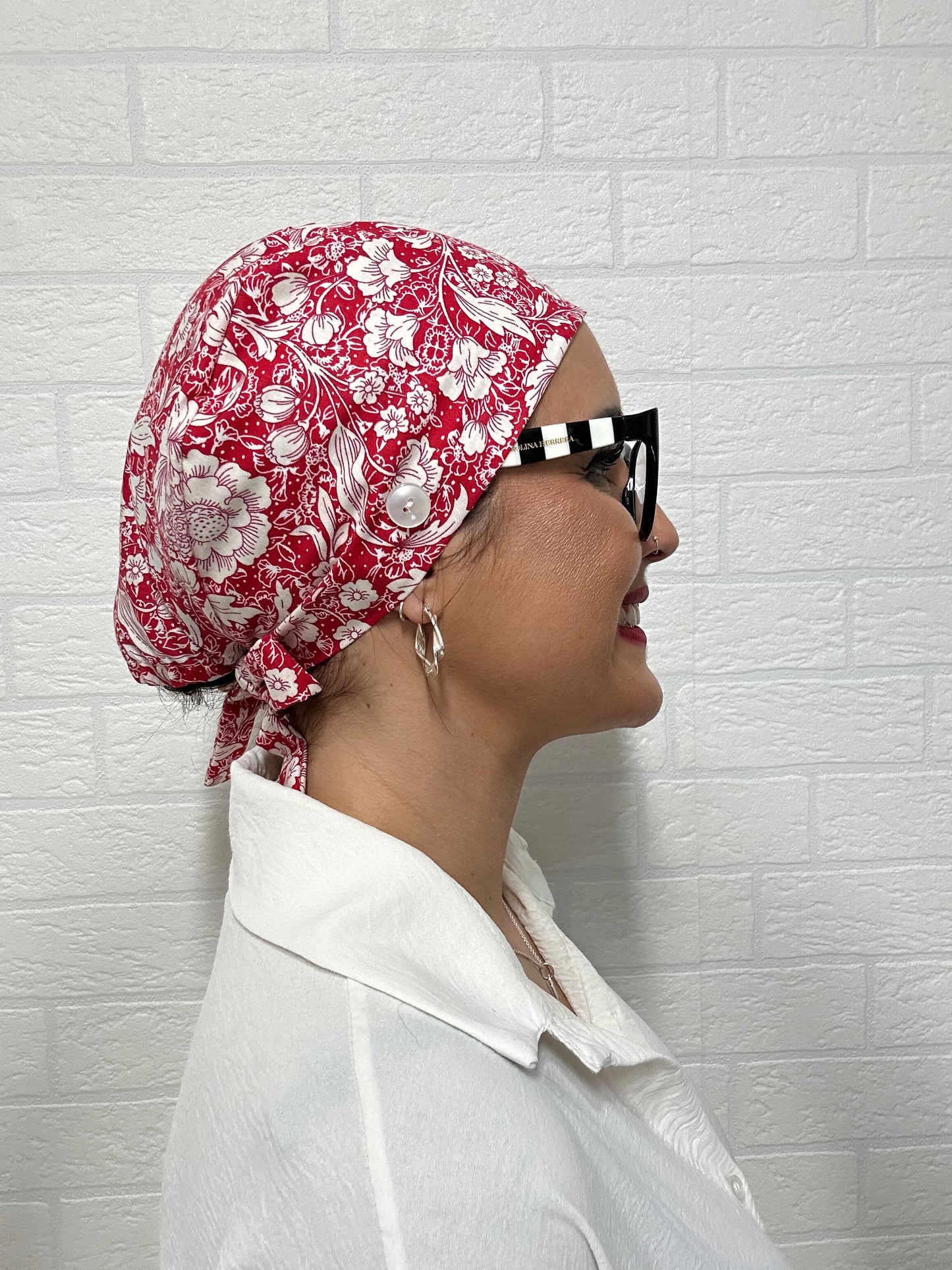 GORRO SANITARIO-ROJO CARMESÍ