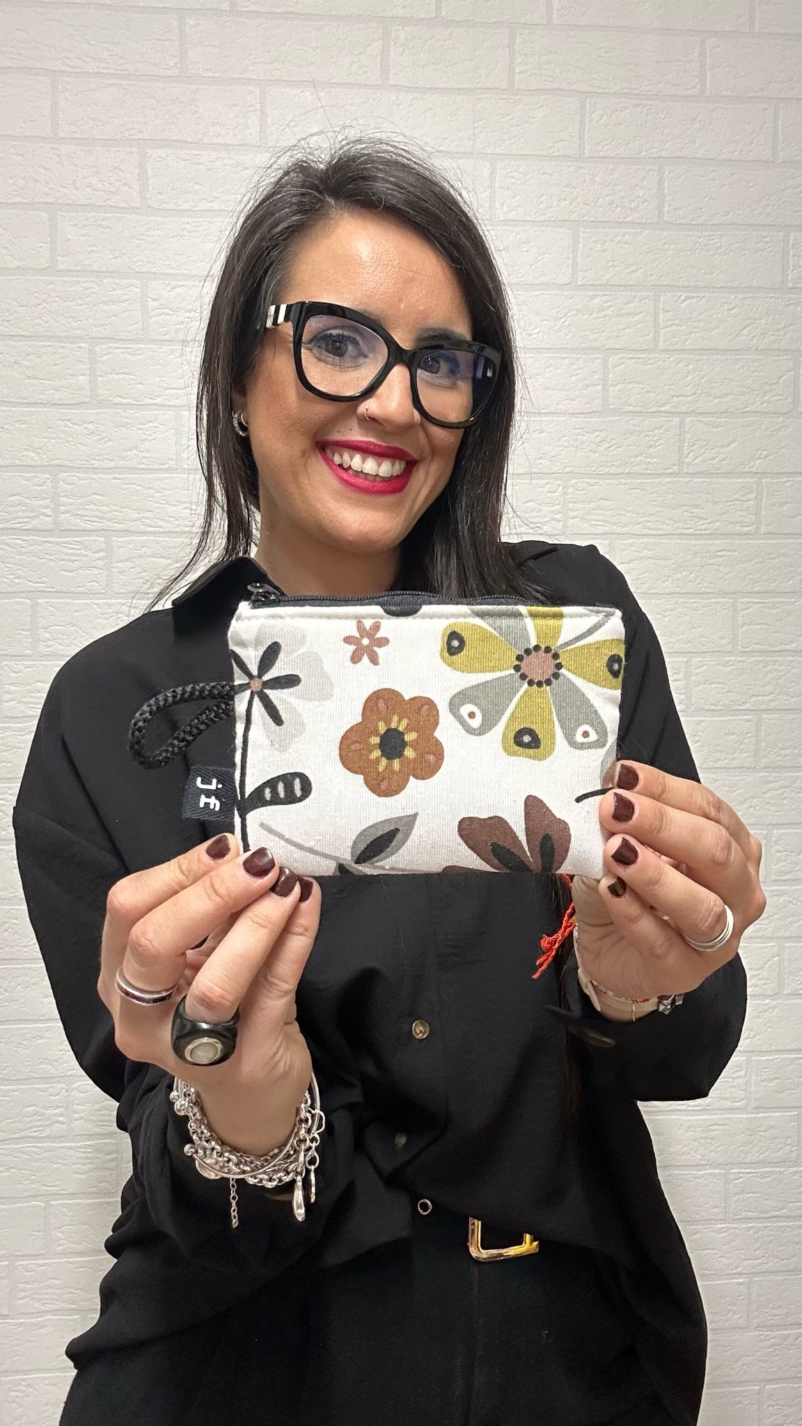 Cartera Jardín Blanco