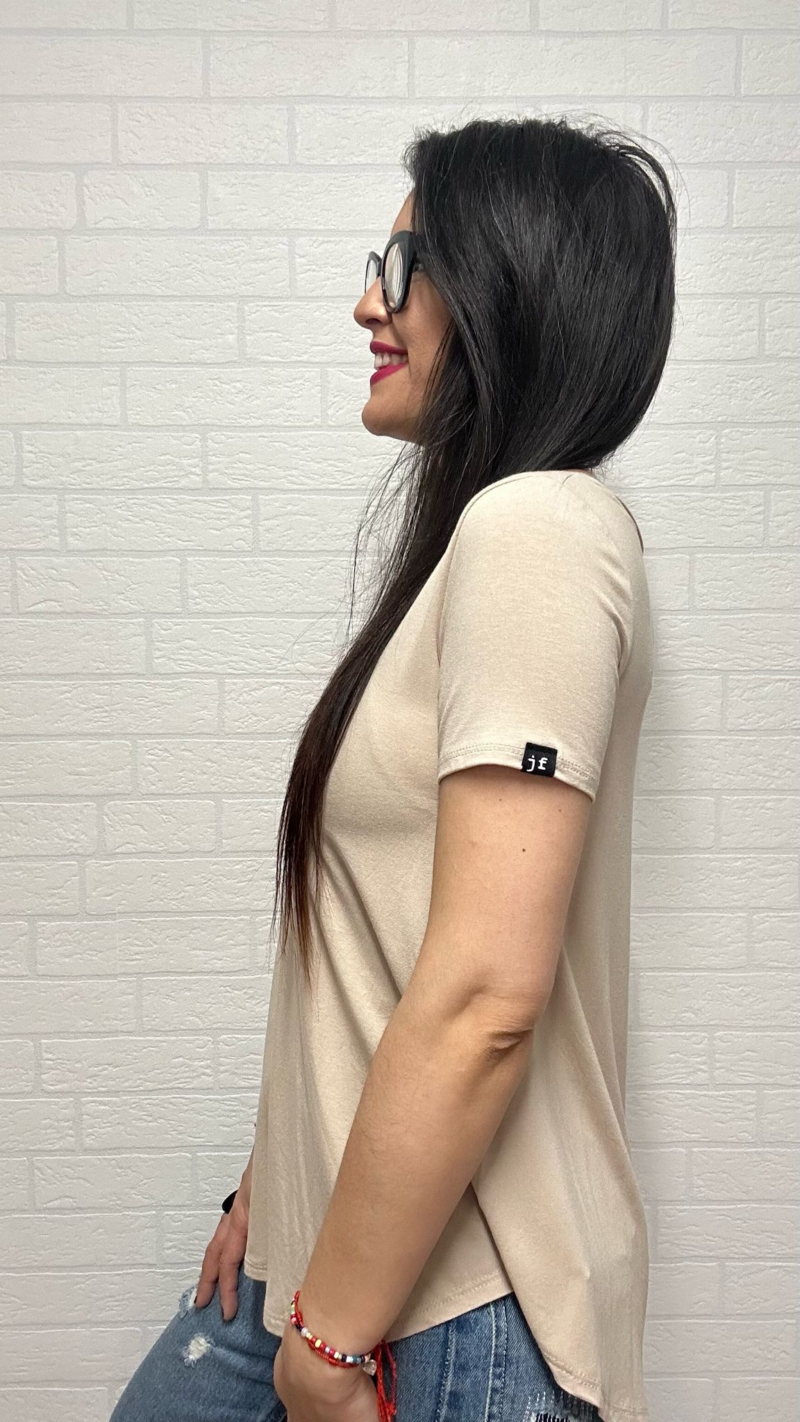 CAMISETA VALIENTE BEIGE