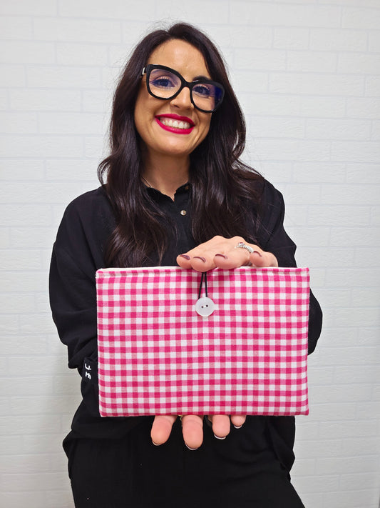 PORTA DOCUMENTOS VICHY ROSA BUGANVILLA