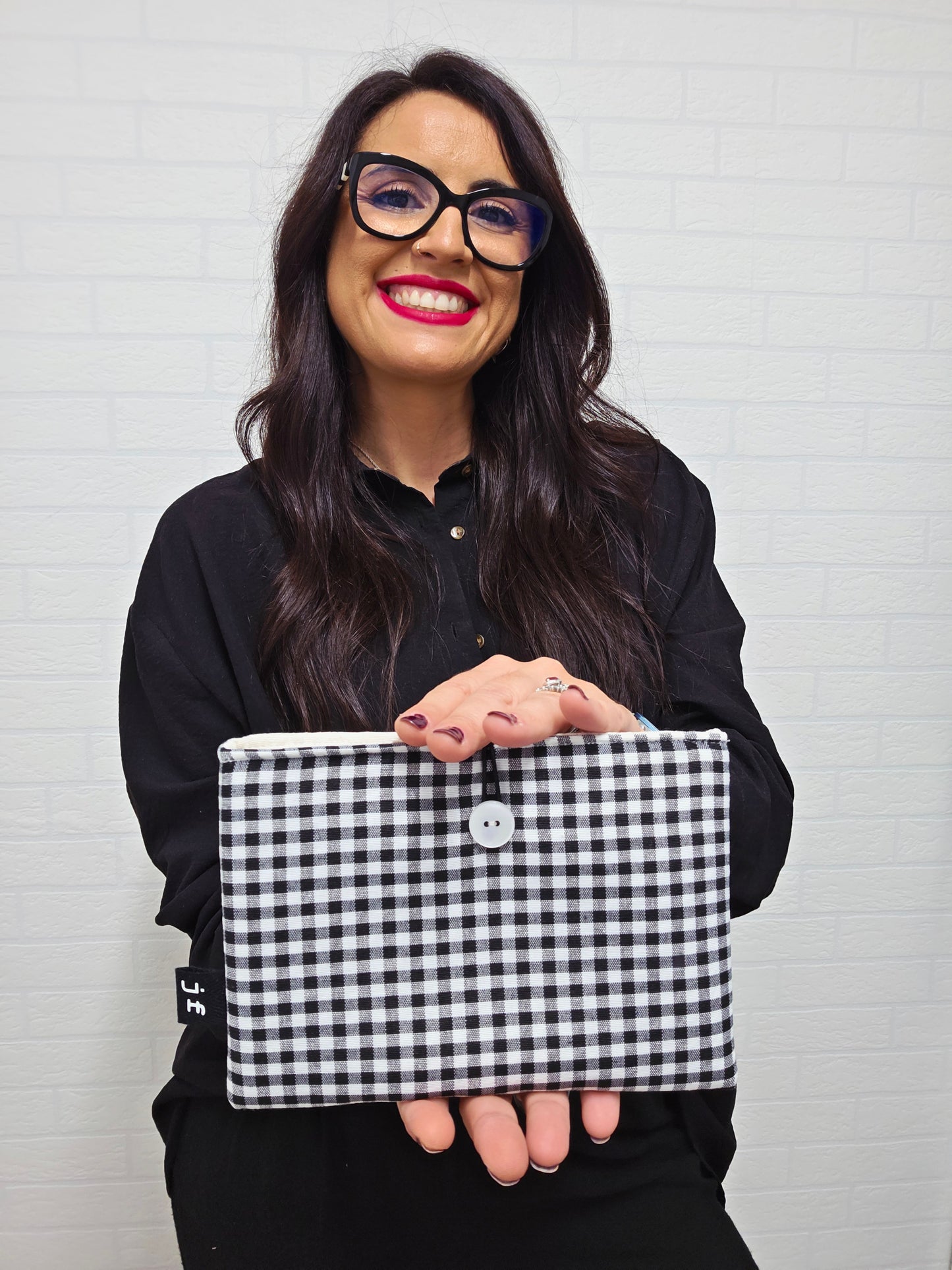 PORTA DOCUMENTOS VICHY NEGRO