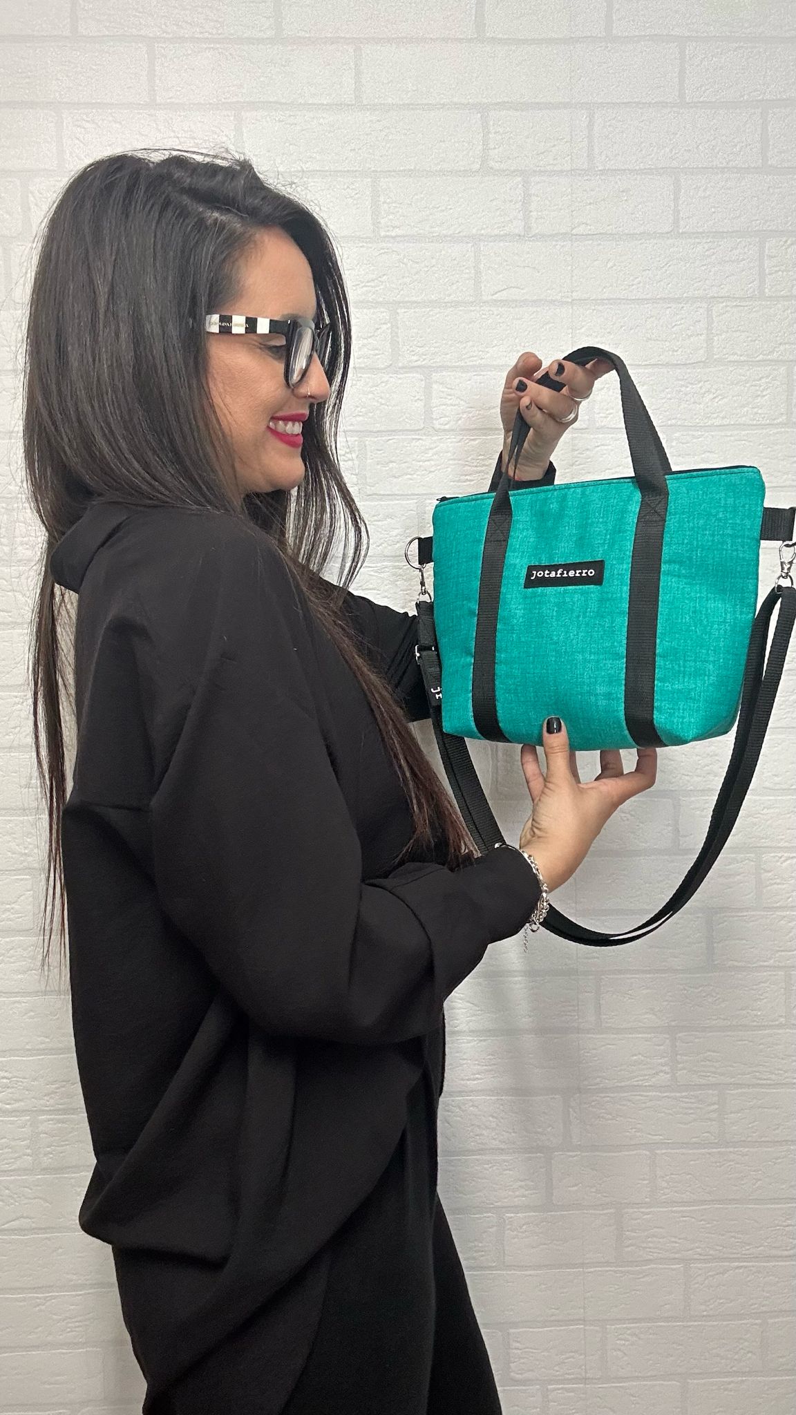 BOLSO MIDI-TU BOLSO FAVORITO TURQUESA