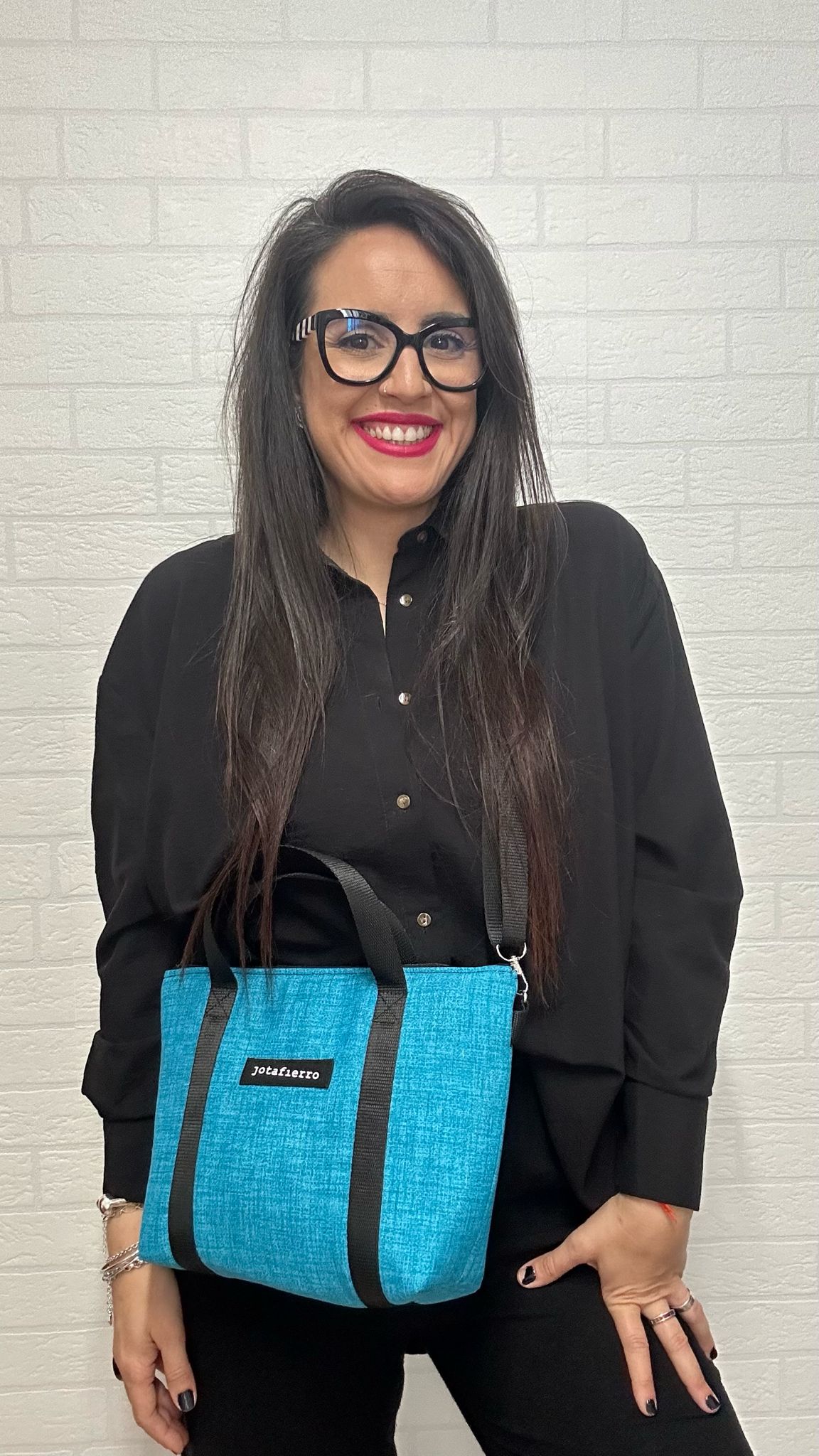 BOLSO MIDI-TU BOLSO FAVORITO AZUL CYAN