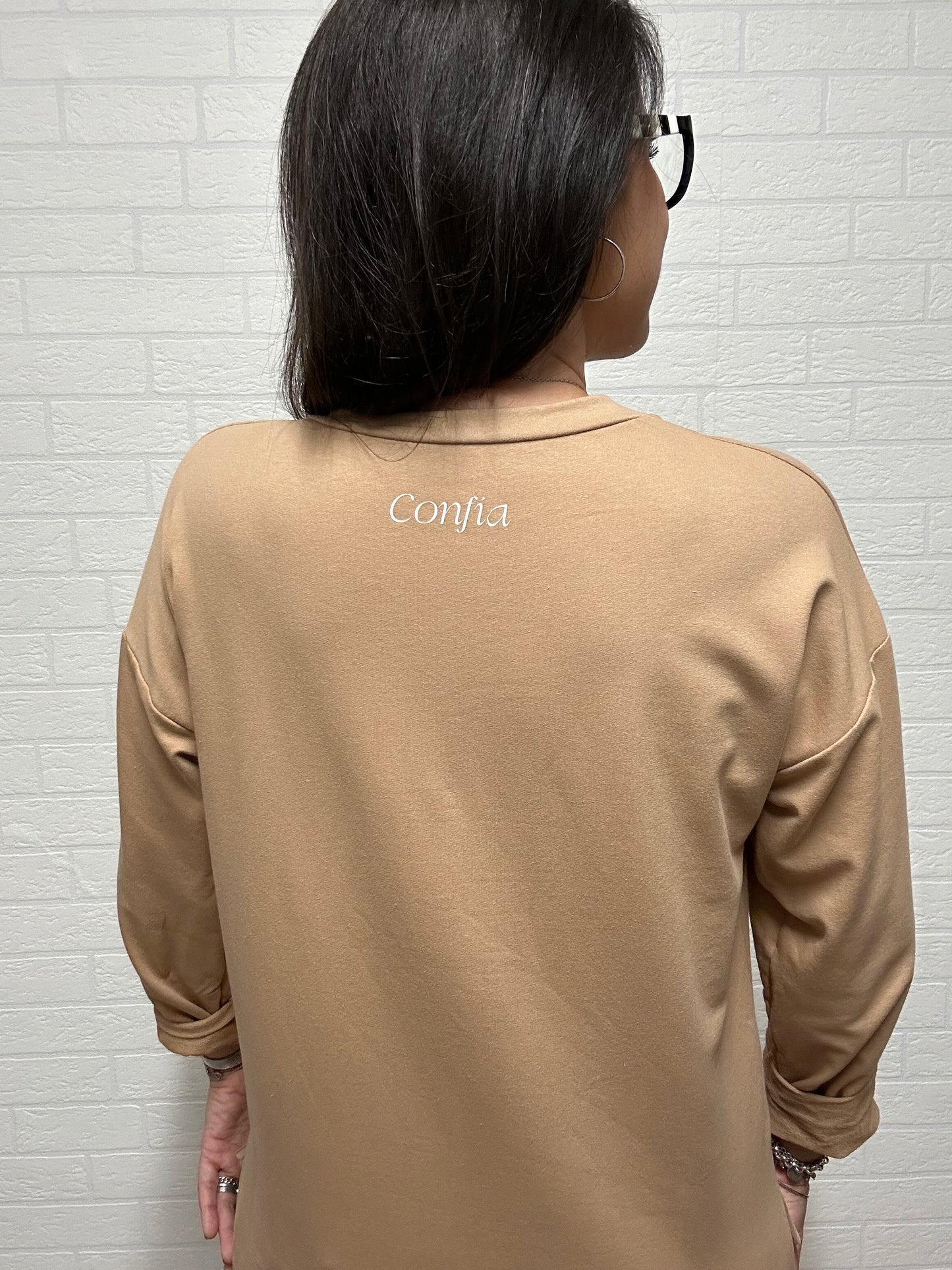 SUDADERA 11.11 CAMEL