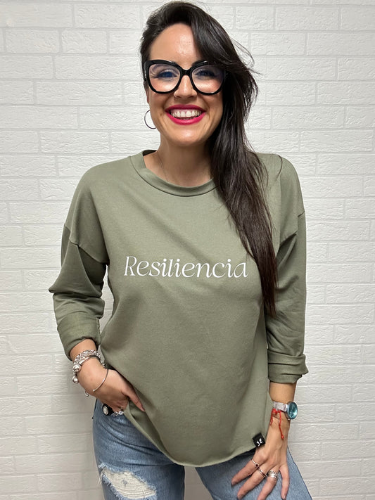 SUDADERA RESILIENCIA VERDE