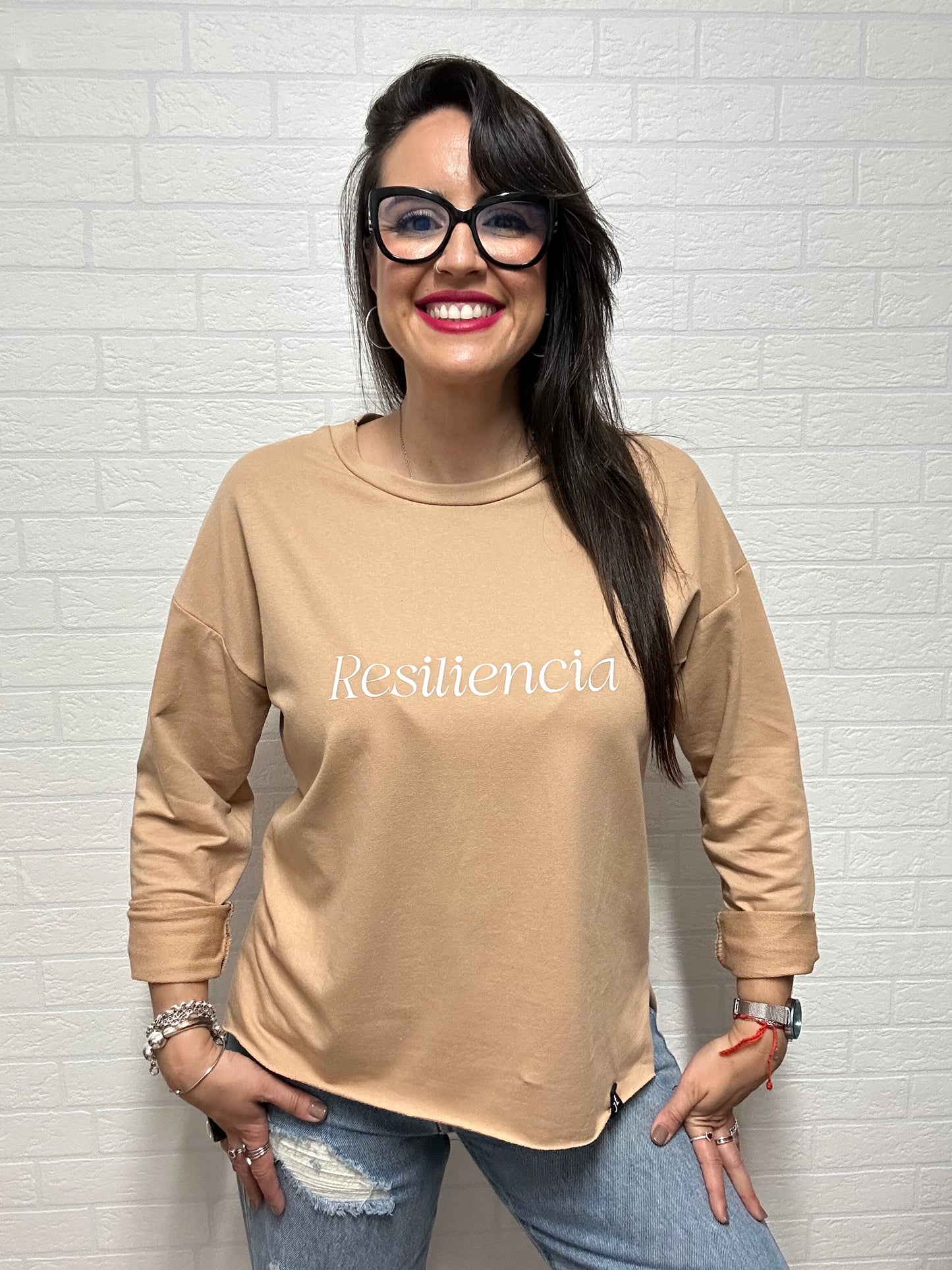 SUDADERA RESILIENCIA CAMEL