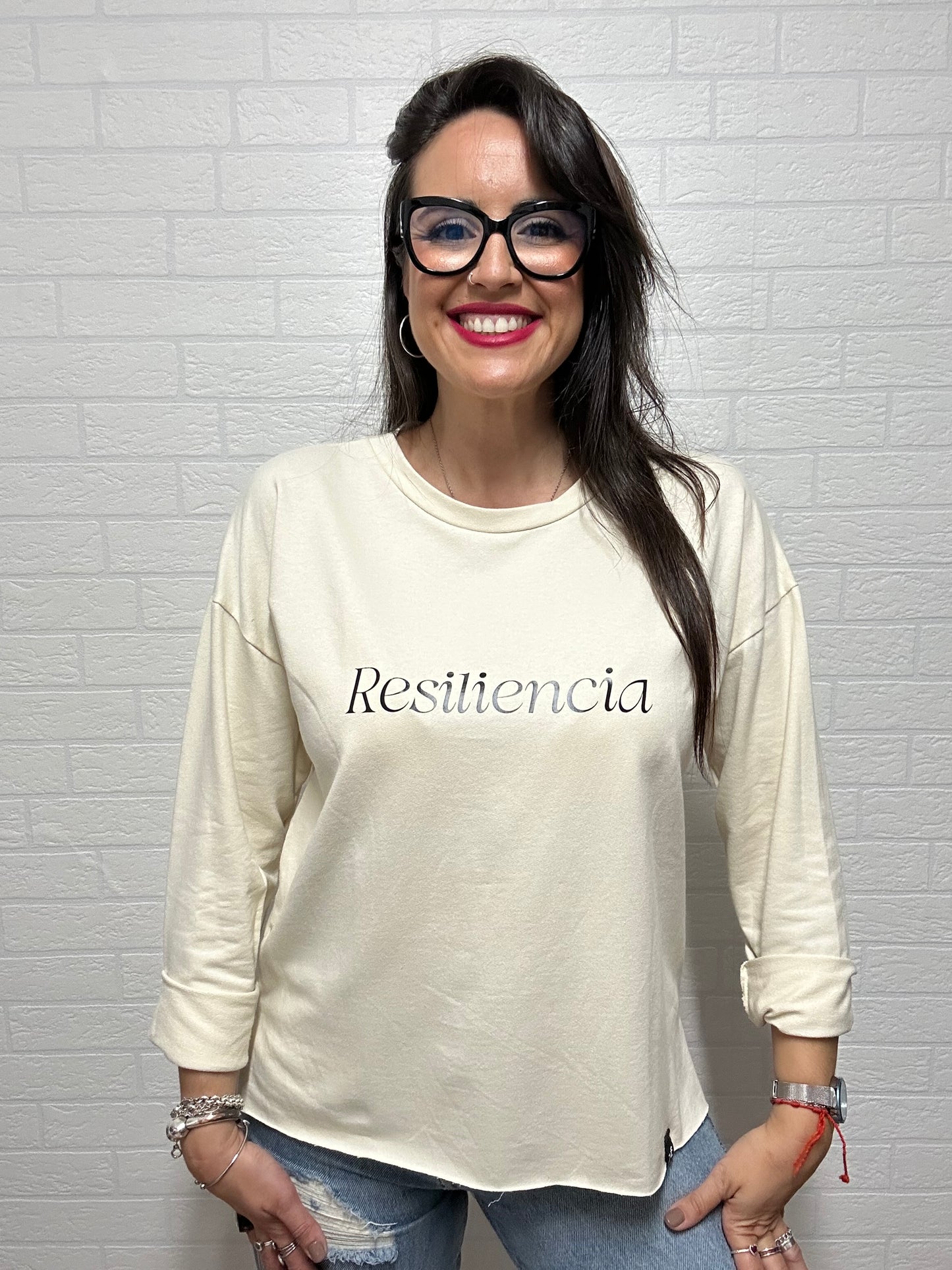 SUDADERA RESILIENCIA BEIGE