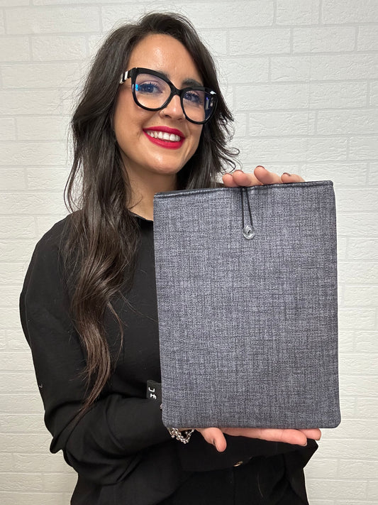 FUNDA DE LIBRO GRIS MARENGO