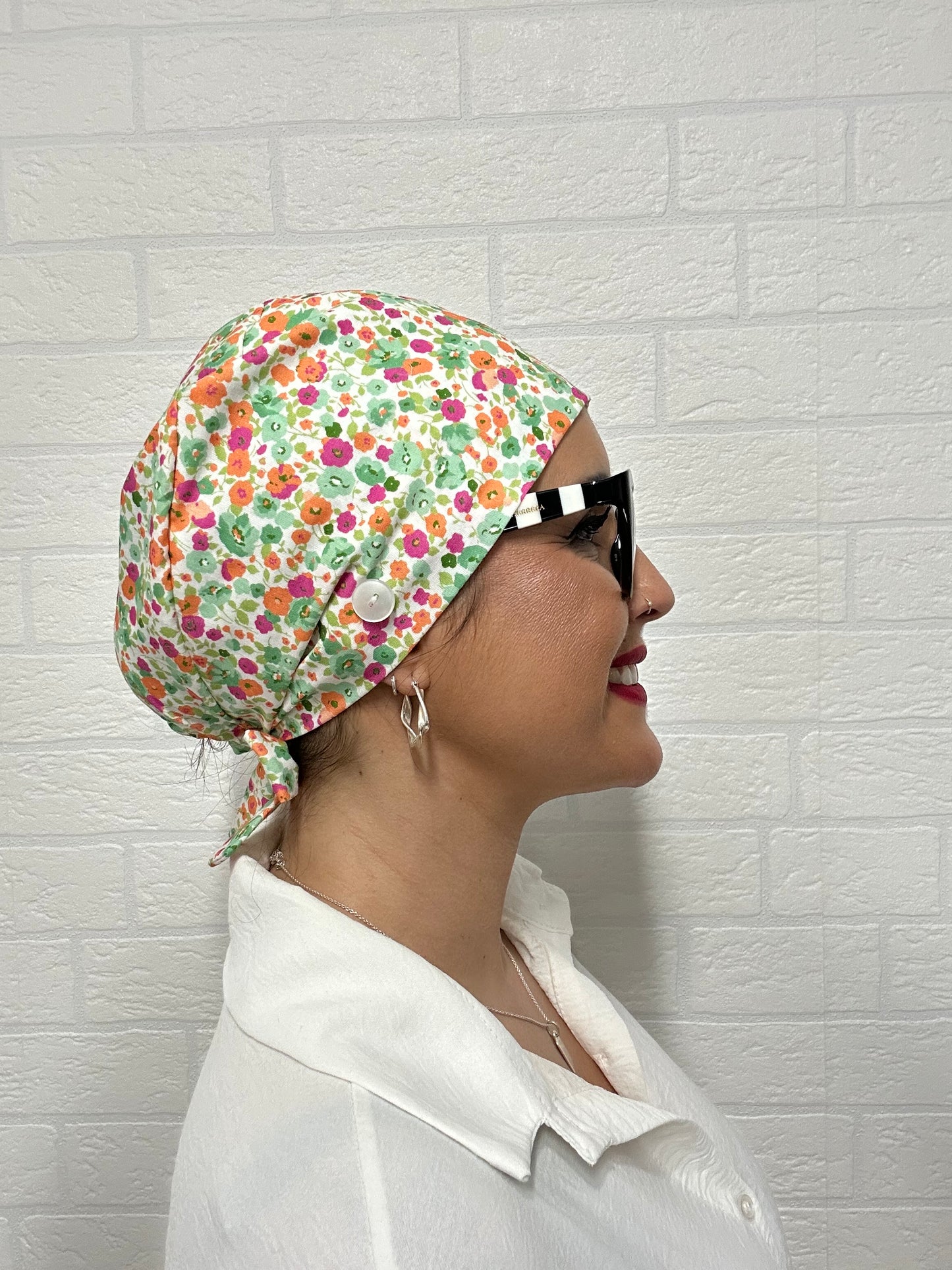GORRO SANITARIO-FLORES PRECIOSAS