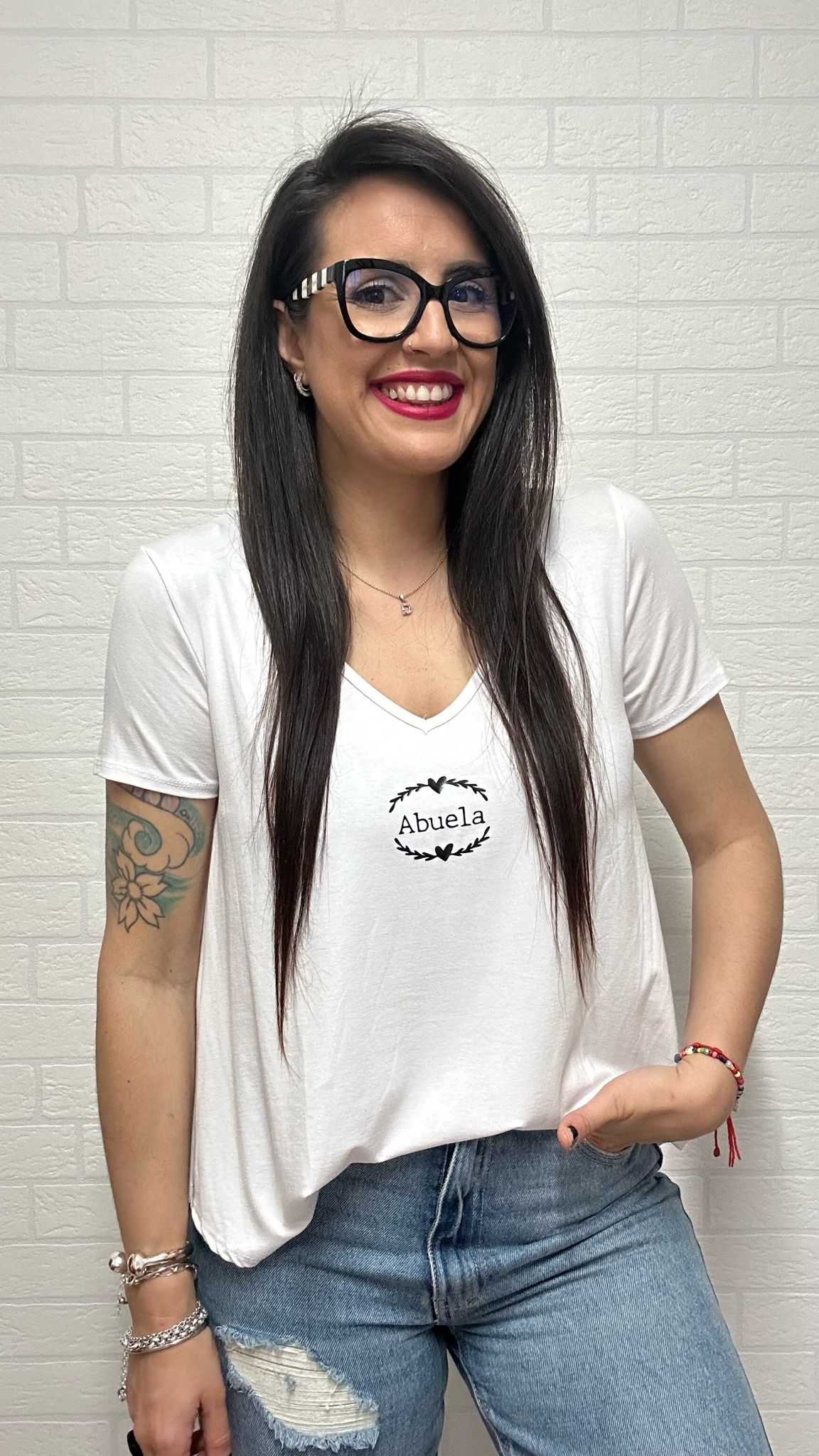 CAMISETA ABUELA BLANCA