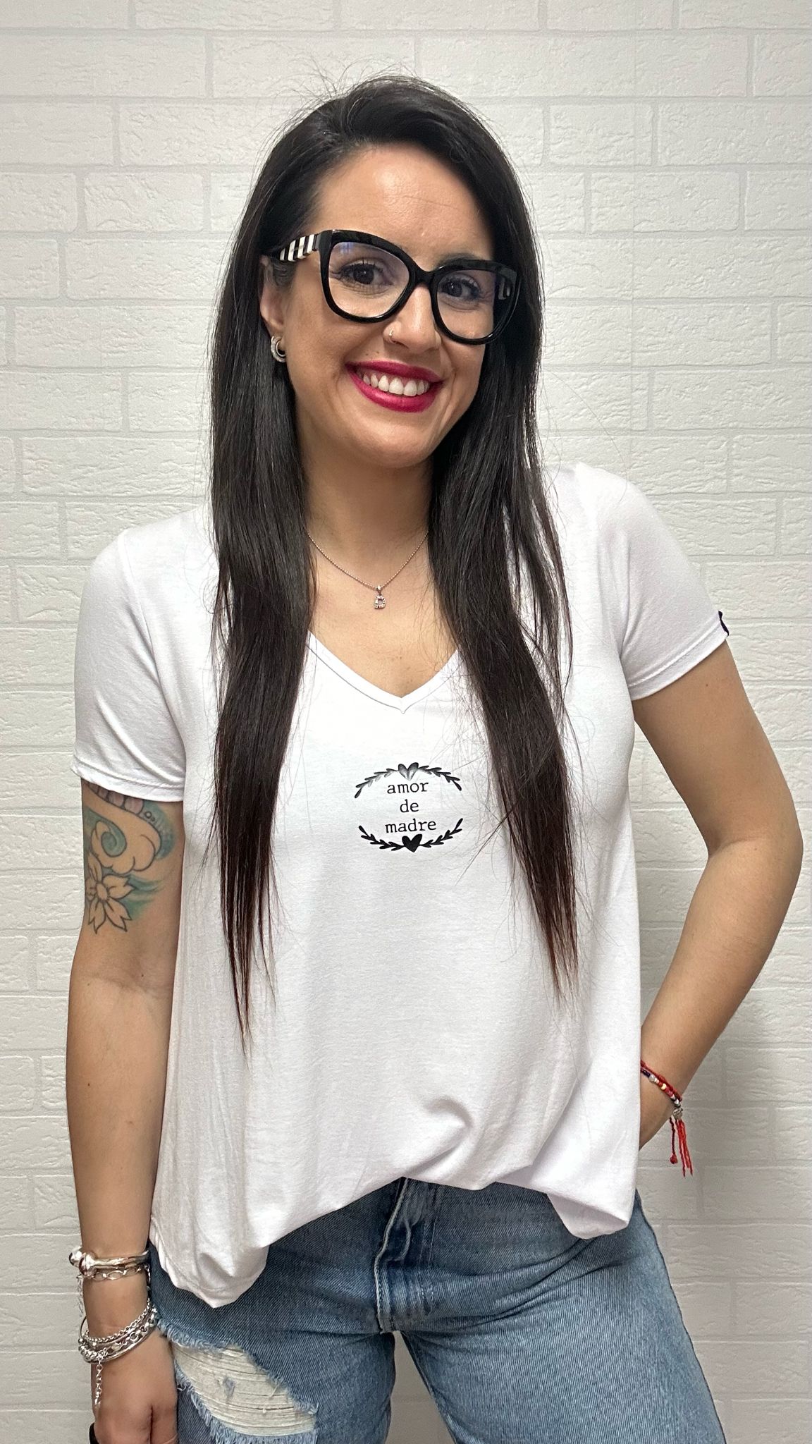 CAMISETA AMOR DE MADRE BLANCA